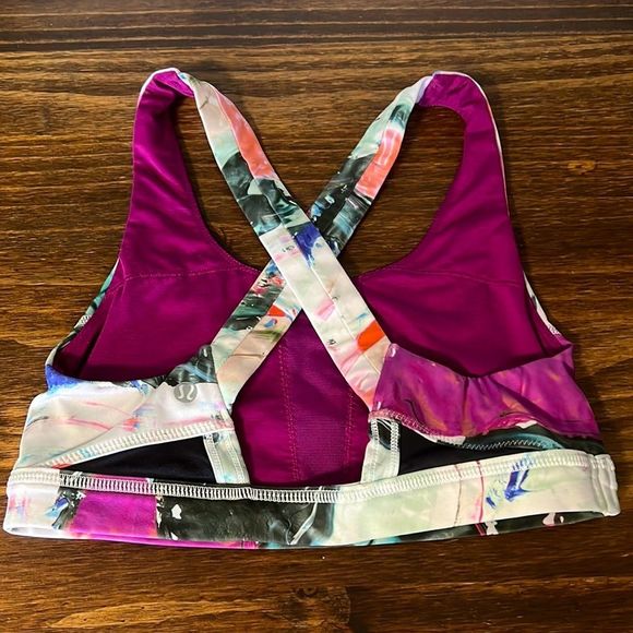 lululemon athletica Other - Lululemon All Sport Bra Pretty Purple Size 4 Multicolor